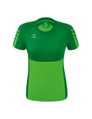 Erima Sport-Shirt Six Wings (100% Polyester, taillierter Schnitt, schnelltrocknend) grün/smaragd Damen