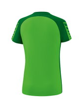 Erima Sport-Shirt Six Wings (100% Polyester, taillierter Schnitt, schnelltrocknend) grün/smaragd Damen