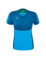 Erima Sport-Shirt Six Wings (100% Polyester, taillierter Schnitt, schnelltrocknend) curacaoblau Damen