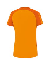 Erima Sport-Shirt Six Wings (100% Polyester, taillierter Schnitt, schnelltrocknend) orange Damen