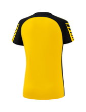 Erima Sport-Shirt Six Wings (100% Polyester, tailored cut, quick-drying) yellow/black Women