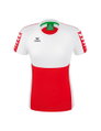 Erima Sport-Shirt Six Wings (100% Polyester, taillierter Schnitt, schnelltrocknend) rot/weiss Damen