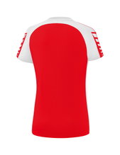 Erima Sport-Shirt Six Wings (100% Polyester, tailored cut, quick-drying) red/white Women