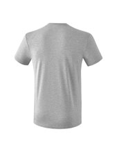 Erima Freizeit-Tshirt Essential - weiches Baumwolle - hellgrau/lime Herren