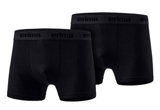 Erima Unterwäsche Boxershort (angenehmes Tragegefühl) schwarz Herren - 2 Stück