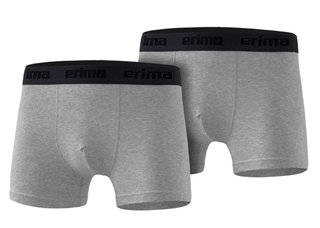 Erima Underwear Boxer Shorts (comfortable fit) grey Men's - 2 pieces