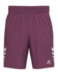 Erima Sporthose Celebrate 125 Short (100% Polyester, elastischer Bund mit Kordelzug) kurz burgundrot Herren