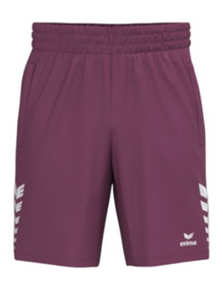 Erima Sporthose Celebrate 125 Short (100% Polyester, elastischer Bund mit Kordelzug) kurz burgundrot Herren