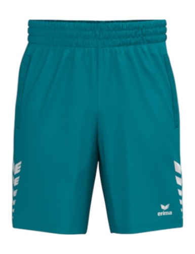 Erima Sporthose Celebrate 125 Short (100% Polyester, elastischer Bund mit Kordelzug) kurz tahitanblau Herren