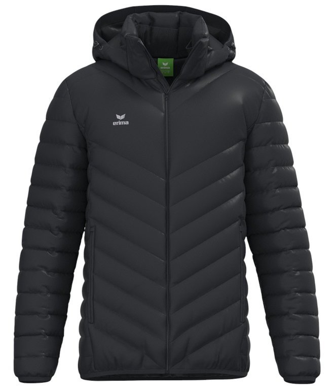 Erima Steppjacke CMPT Puffer mit Kapuze (100% Polyester) schwarz Herren