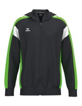 Erima Celebrate 125 Training Jacket with Hood (breathable, 100% polyester) black/green men's