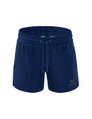Erima Freizeithose Essential Team Sweatshorts kurz - weicher Baumwollmix, leichter Stretch - navyblau Damen