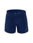 Erima Freizeithose Essential Team Sweatshorts kurz - weicher Baumwollmix, leichter Stretch - navyblau Damen