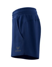 Erima Freizeithose Essential Team Sweatshorts kurz - weicher Baumwollmix, leichter Stretch - navyblau Damen