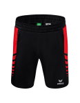 Erima Sports Shorts Six Wings Worker Shorts (100% Polyester) short black/red men's