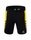Erima Sporthose Short Six Wings Worker (100% Polyester) kurz schwarz/gelb Herren