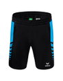 Erima Sporthose Short Six Wings Worker (100% Polyester) kurz schwarz/curacaoblau Herren