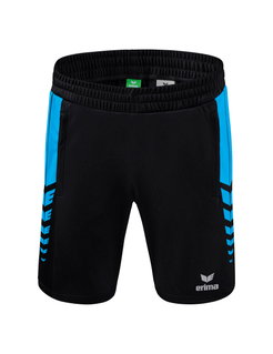 Erima Sports Shorts Short Six Wings Worker (100% Polyester) short black/curacao blue Men