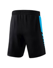 Erima Sporthose Short Six Wings Worker (100% Polyester) kurz schwarz/curacaoblau Herren