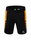 Erima Sporthose Short Six Wings Worker (100% Polyester) kurz schwarz/orange Herren