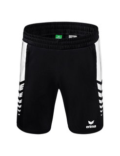Erima Sports Shorts Short Six Wings Worker (100% Polyester) short black/white Men