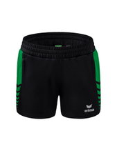 Erima Sports Shorts Short Six Wings Worker (100% Polyester) short black/emerald Women