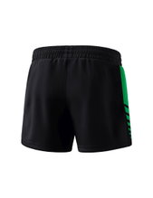 Erima Sports Shorts Short Six Wings Worker (100% Polyester) short black/emerald Women