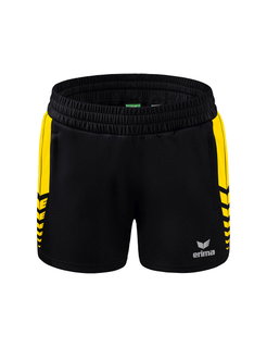 Erima sports shorts Short Six Wings Worker (100% Polyester) short black/yellow Women