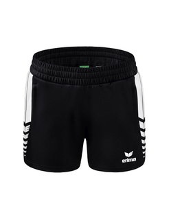 Erima sports shorts Short Six Wings Worker (100% Polyester) short black/white Women