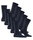 Esprit Tagessocken Crew Uni (Baumwolle) marineblau Herren - 5 Paar