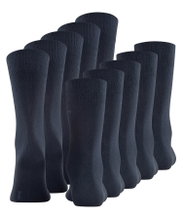 Esprit Tagessocken Crew Uni (Baumwolle) marineblau Herren - 5 Paar