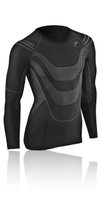 F-Lite Megalight 200 Functional Underwear Long Sleeve Shirt (optimal thermoregulation) black Men