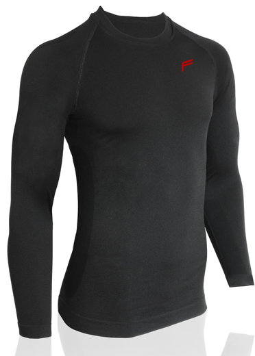 F-Lite Funktionsunterwäsche Megalight 240 Langarmshirt (bequeme Passform, atmungsaktiv) schwarz Herren