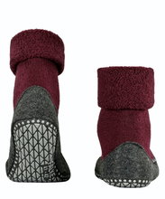 Falke Slippers Cosyshoe (soft Merino wool) burgundy Women/Men
