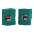 Fila Schweissband Osten Handgelenk (80% Baumwolle) grün - 2 Stück