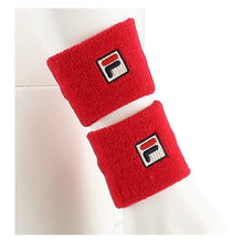 Fila Sweatband East Wrist (80% Cotton) red - 2 pieces