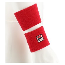 Fila Sweatband East Wrist (80% Cotton) red - 2 pieces