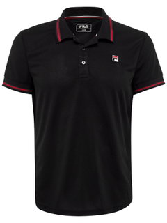 Fila Tennis-Polo Piro schwarz Herren