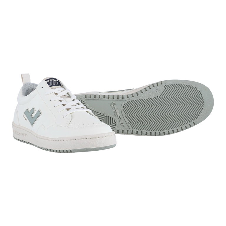 Sneaker Flamingos Life Roland V10 - biały/zielony
