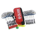 Oliver Schulsport-Set II - 15x Badmintonschläger Strong 600, 1x Racketbag, 6x Bälle