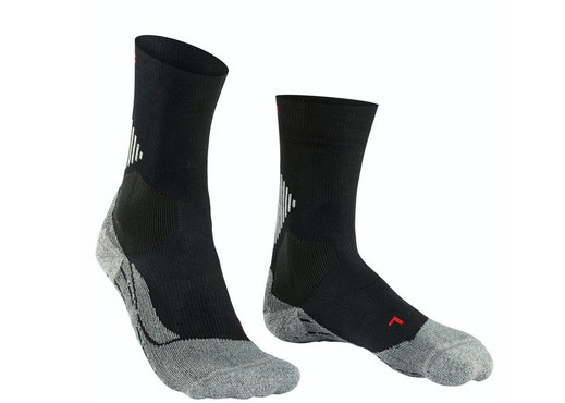 Falke Funktionssocke 4 Grip (Stabilität mit Silikon-Noppen) schwarz/grau Herren - 1 Paar