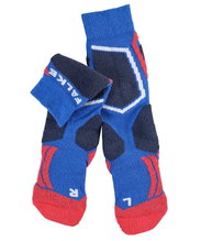 Falke Skisocke SK2 Intermediate Skiing Kniestrümpfe blau/schwarz/rot Kinder 1er