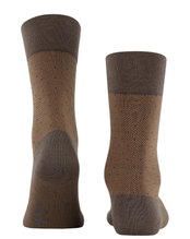 Falke Tagessocke Crew Sensitive Herringbone (temperaturausgleichende Merinowolle) haselnussbraun Herren - 1 Paar