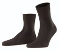 Falke Tagessocke Tiago Quarter (Komfort im Freizeit- und Arbeitsalltag) Kurzsocken dunkelbraun Herren - 1 Paar
