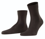 Falke Tagessocke Tiago Quarter (Komfort im Freizeit- und Arbeitsalltag) Kurzsocken dunkelbraun Herren - 1 Paar