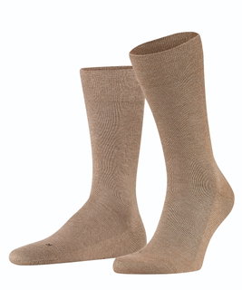 Falke Daily Sock Crew Sensitive London (pressure-free comfort waistband) light brown Men - 1 Pair