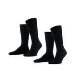 Falke Tagessocken Crew Swing schwarz Herren - 2 Paar