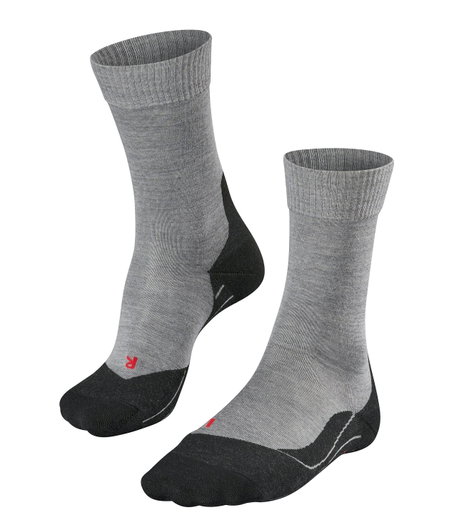Falke Trekkingsocke TK5 (leichte Polsterung für leichte Wanderungen) hellgrau Herren - 1 Paar