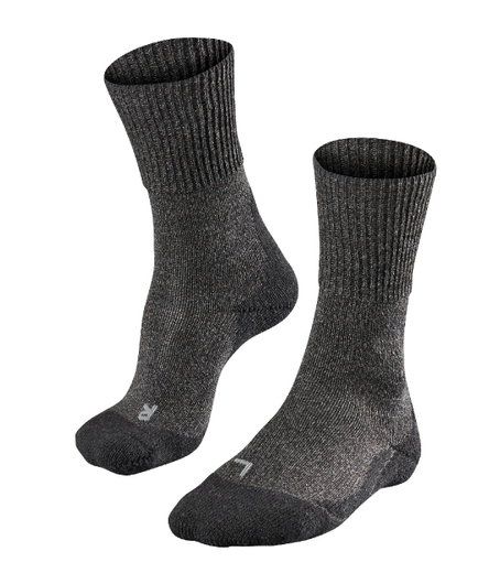Falke Trekkingsocke TK1 Wool (für kalte Wetterbedingungen) smoggrau Herren - 1 Paar