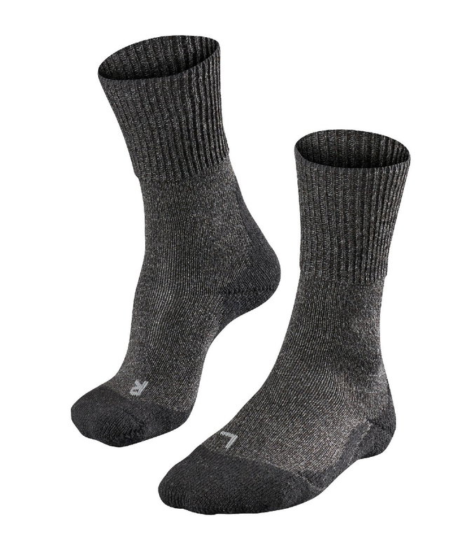 Falke Trekkingsocke TK1 Wool (für kalte Wetterbedingungen) smoggrau Herren - 1 Paar